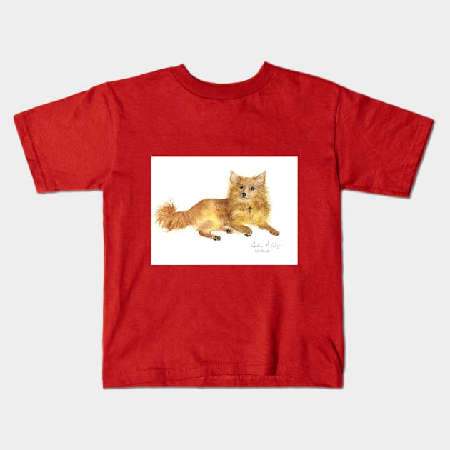 Dog Kids T-Shirt by Cwang